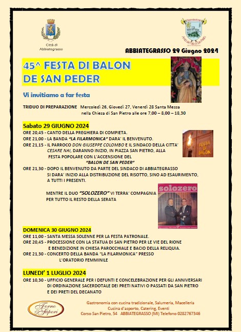 45^ Festa del Balon de San Peder