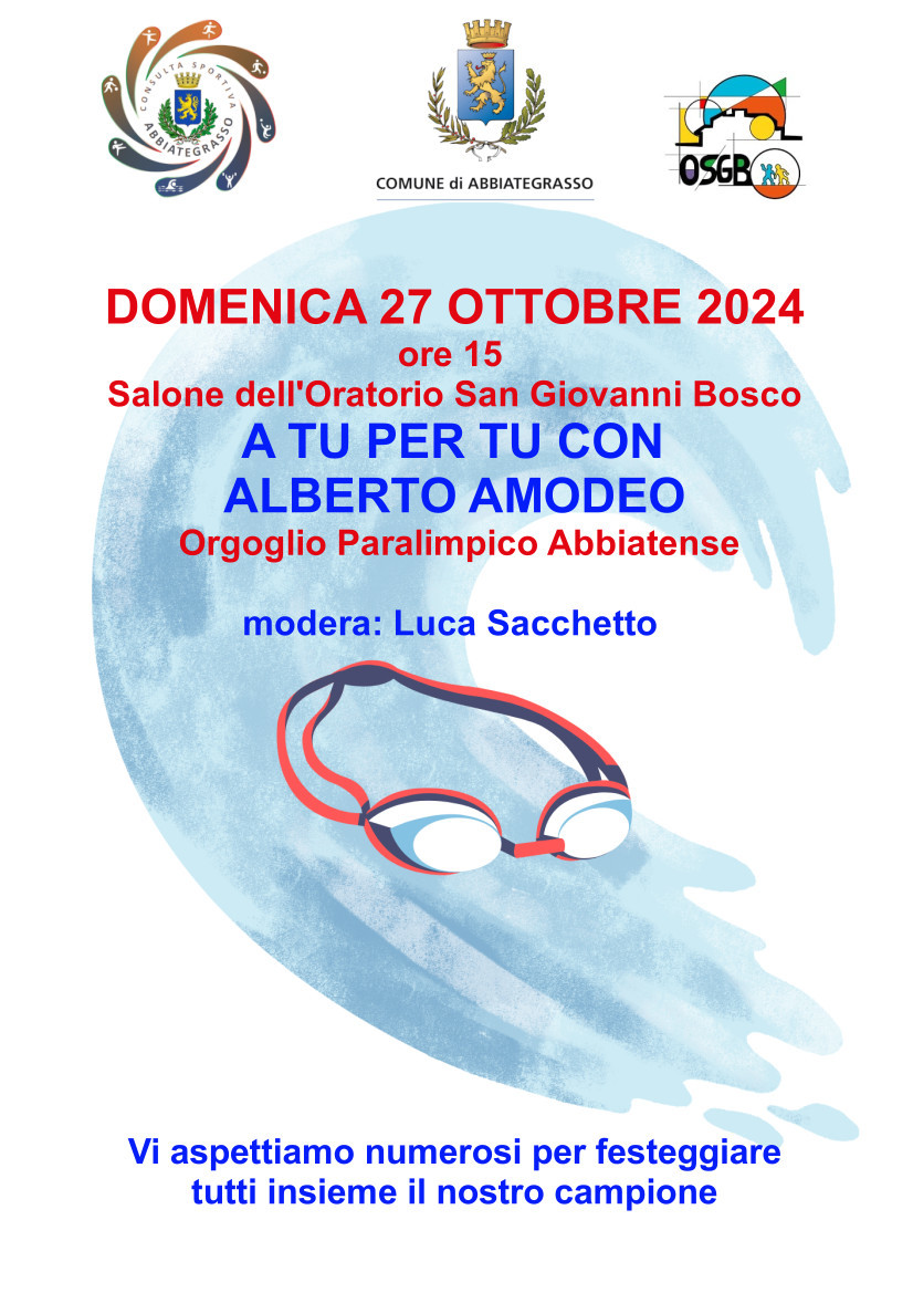 Domenica 27 ottobre: Abbiategrasso festeggia Alberto Amodeo 